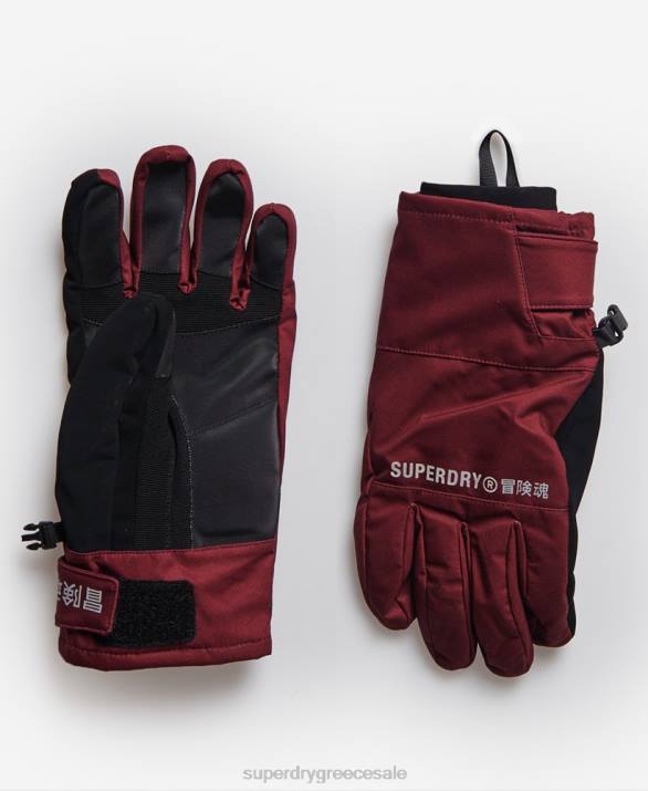 γάντια χιονιού γυναίκες αξεσουάρ μωβ Superdry L02L4111