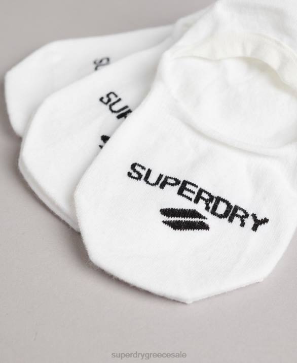 κάλτσα coolmax no show γυναίκες αξεσουάρ άσπρο Superdry L02L4199