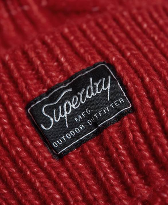 καλώδιο lux beanie γυναίκες αξεσουάρ το κόκκινο Superdry L02L4294