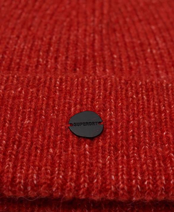 luxe beanie γυναίκες αξεσουάρ το κόκκινο Superdry L02L6608