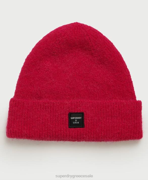 super lux beanie γυναίκες αξεσουάρ ροζ Superdry L02L4317