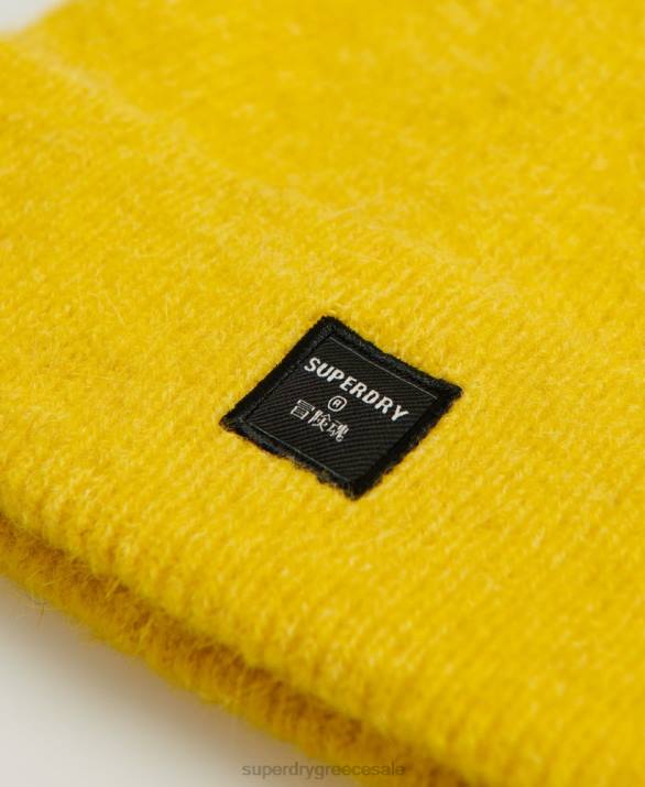 super lux beanie γυναίκες αξεσουάρ κίτρινος Superdry L02L4318