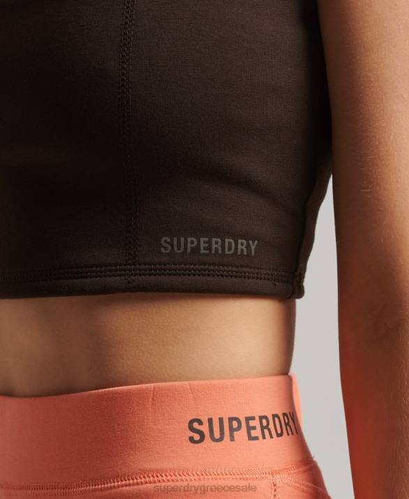 tech τοπ σουτιέν γυναίκες είδη ένδυσης καφέ Superdry L02L2997