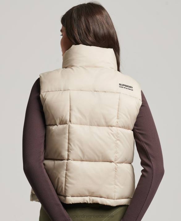 ορεινό άθλημα Gilet γυναίκες είδη ένδυσης μπεζ Superdry L02L5632