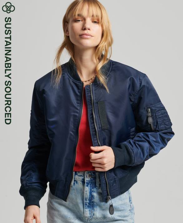 ma1 bomber jacket γυναίκες είδη ένδυσης ΠΟΛΕΜΙΚΟ ΝΑΥΤΙΚΟ Superdry L02L5431