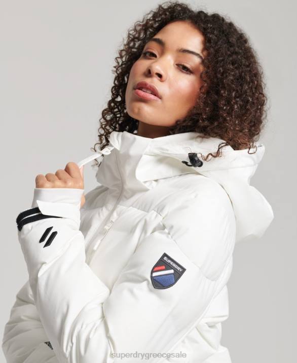 motion pro puffer jacket γυναίκες είδη ένδυσης άσπρο Superdry L02L3638