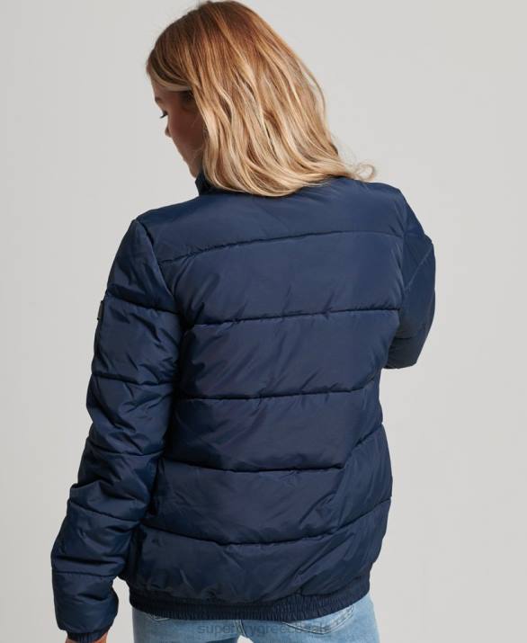 πηγή ρετρό puffer jacket γυναίκες είδη ένδυσης ΠΟΛΕΜΙΚΟ ΝΑΥΤΙΚΟ Superdry L02L5439