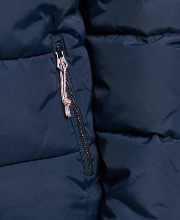 πηγή ρετρό puffer jacket γυναίκες είδη ένδυσης ΠΟΛΕΜΙΚΟ ΝΑΥΤΙΚΟ Superdry L02L5439