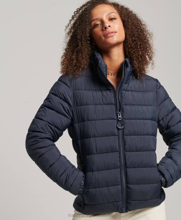 κλασικό λογότυπο puffer jacket γυναίκες είδη ένδυσης ΠΟΛΕΜΙΚΟ ΝΑΥΤΙΚΟ Superdry L02L5486