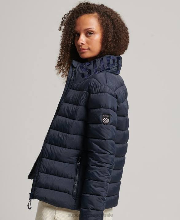 κλασικό λογότυπο puffer jacket γυναίκες είδη ένδυσης ΠΟΛΕΜΙΚΟ ΝΑΥΤΙΚΟ Superdry L02L5486