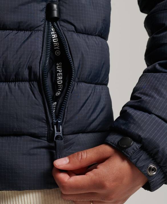 κλασικό λογότυπο puffer jacket γυναίκες είδη ένδυσης ΠΟΛΕΜΙΚΟ ΝΑΥΤΙΚΟ Superdry L02L5486