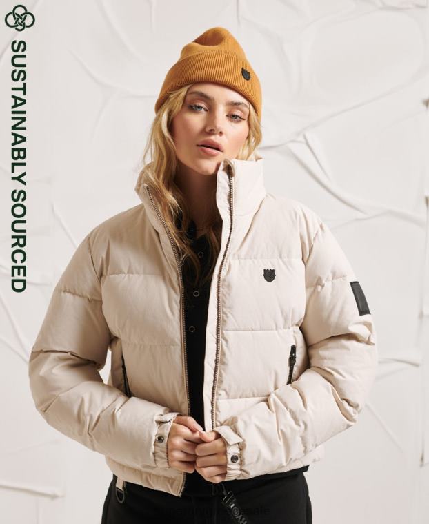 puffer τζάκετ yama-no-kami γυναίκες Superdry είδη ένδυσης 00T2R5730 ανοιχτό γκρι