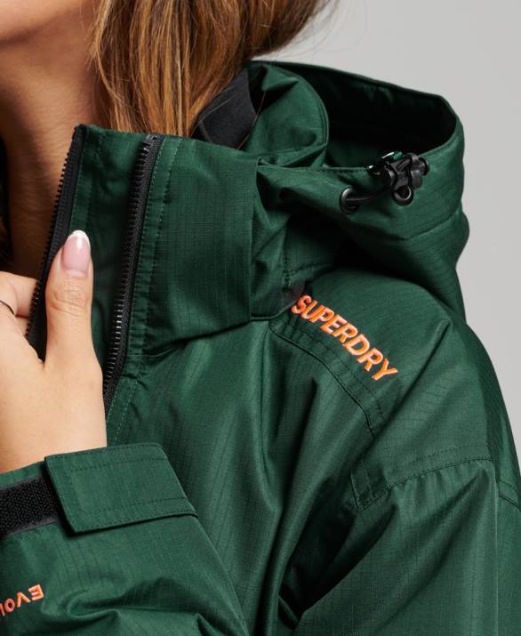 sd-windcheater μπουφάν γυναίκες είδη ένδυσης πράσινος Superdry L02L3527