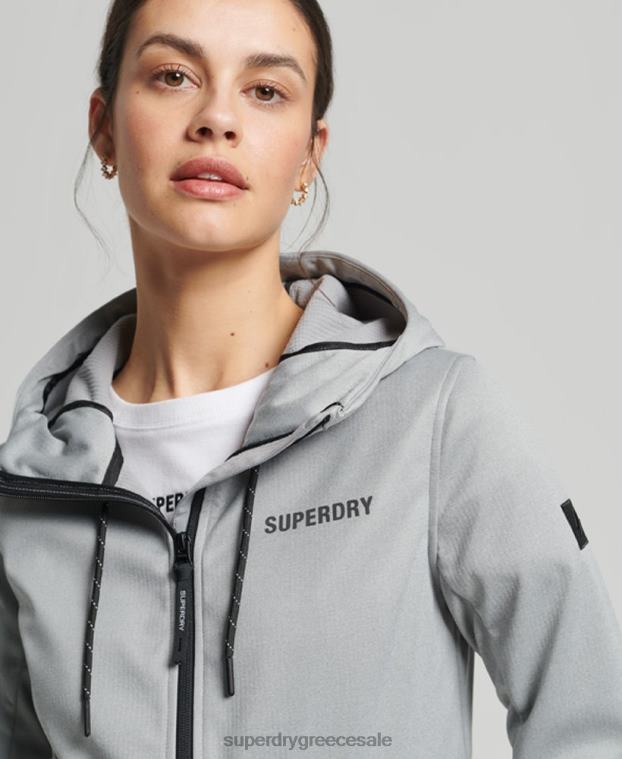 tech softshell μπουφάν γυναίκες Superdry είδη ένδυσης 00T2R5411 γκρί