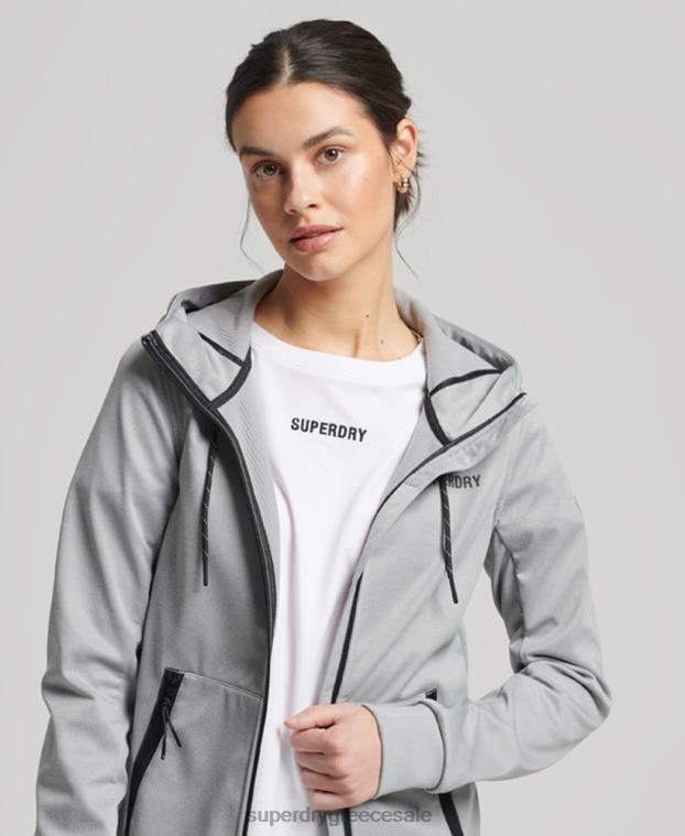 tech softshell μπουφάν γυναίκες Superdry είδη ένδυσης 00T2R5411 γκρί