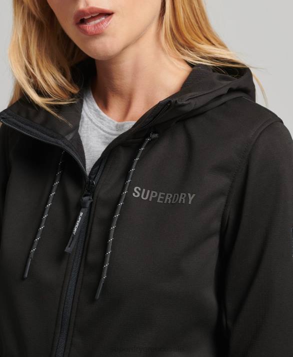 tech softshell μπουφάν γυναίκες είδη ένδυσης μαύρος Superdry L02L5554