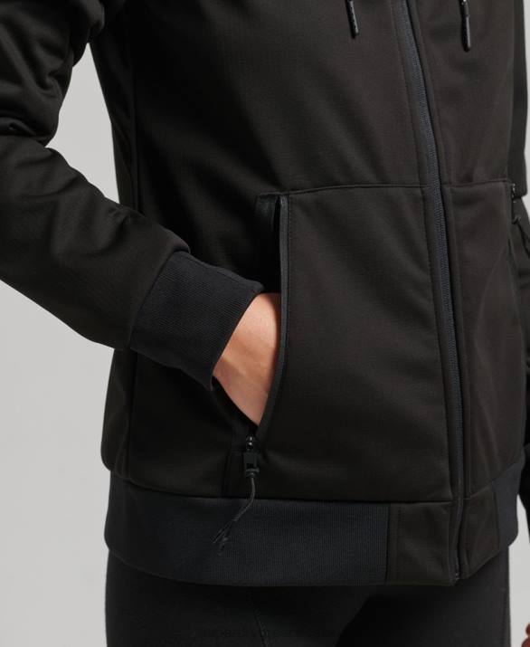 tech softshell μπουφάν γυναίκες είδη ένδυσης μαύρος Superdry L02L5554