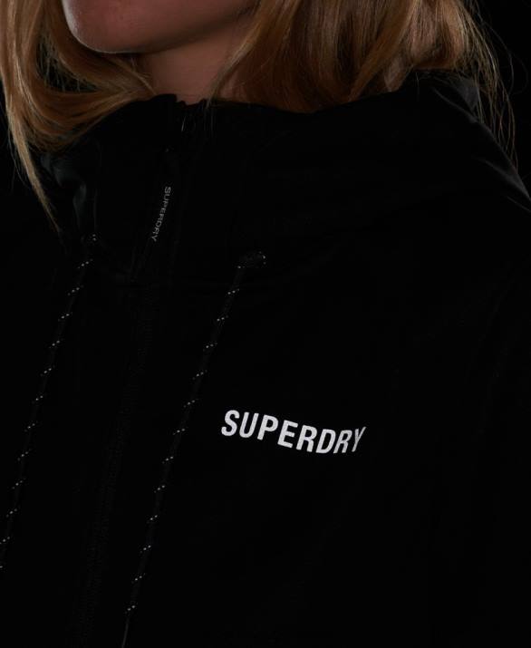 tech softshell μπουφάν γυναίκες είδη ένδυσης μαύρος Superdry L02L5554