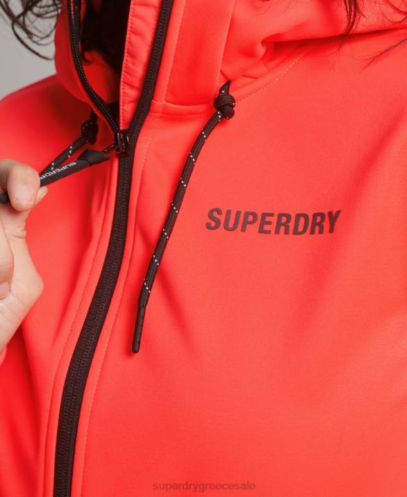 tech softshell μπουφάν γυναίκες είδη ένδυσης κοράλλι Superdry L02L5597