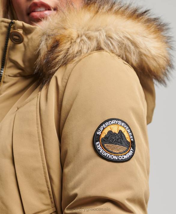 παλτό everest parka γυναίκες είδη ένδυσης βυρσοδέψω Superdry L02L5700