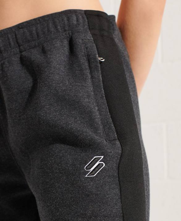 trackpants κωδικός γυναίκες είδη ένδυσης σκούρο γκρι Superdry L02L6605