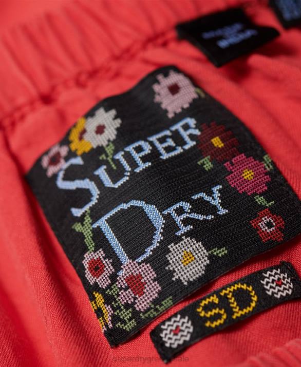 τοπ ελενα γυναίκες είδη ένδυσης το κόκκινο Superdry L02L3075