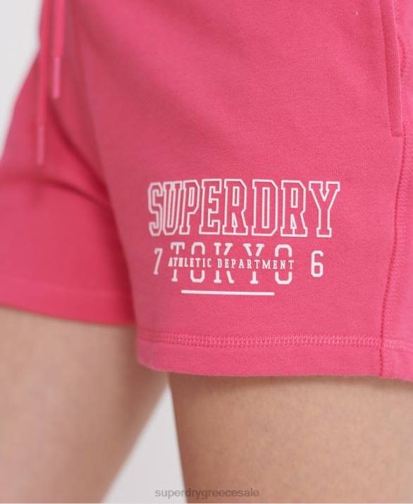 σορτς στίβου γυναίκες είδη ένδυσης ροζ Superdry L02L3176