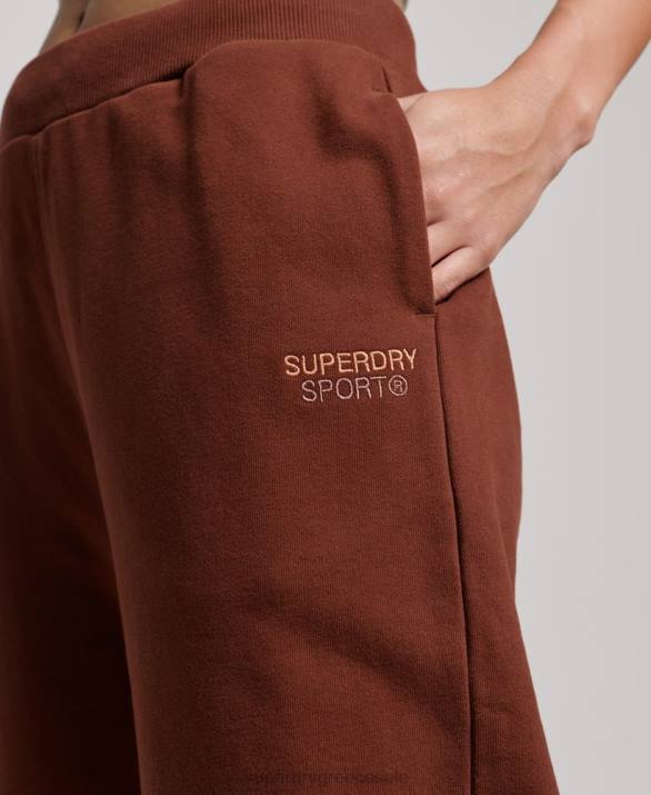 πυρήνα joggers γυναίκες είδη ένδυσης καφέ Superdry L02L3899