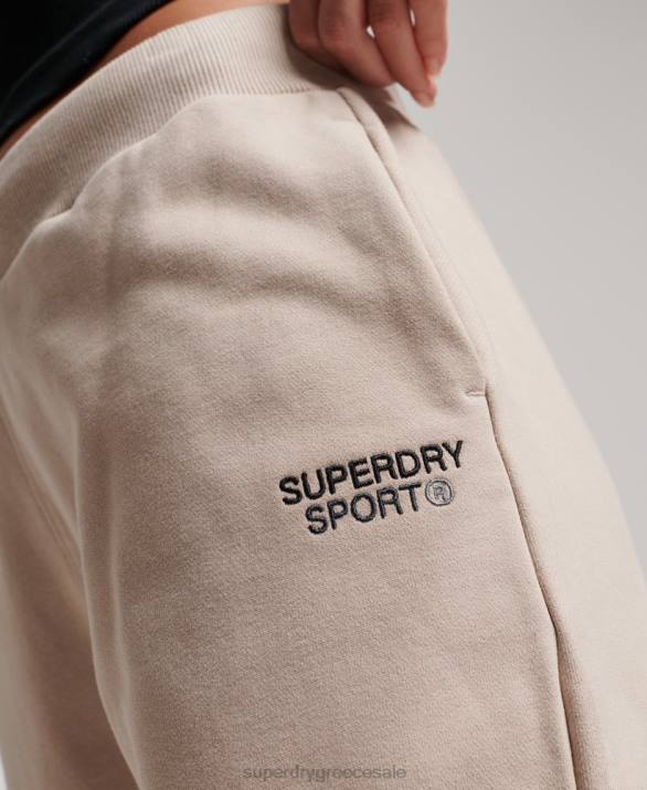 πυρήνα joggers γυναίκες είδη ένδυσης μπεζ Superdry L02L3905