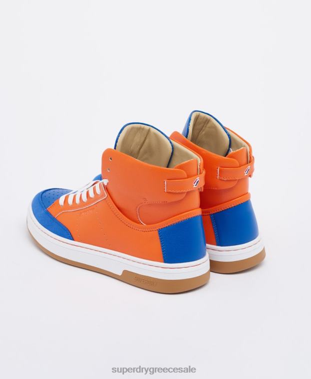 Vegan basket sport high top trainers γυναίκες Superdry παπούτσια 00T2R4405 μπλε