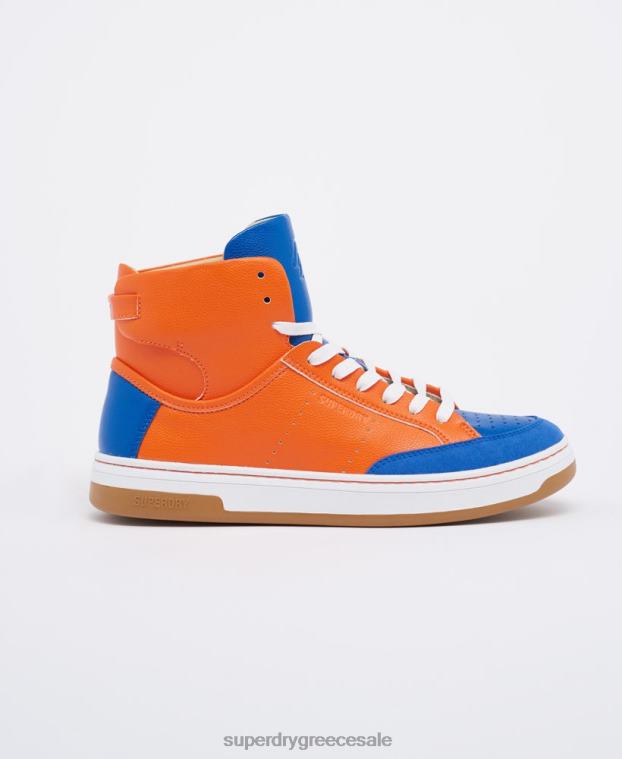 Vegan basket sport high top trainers γυναίκες Superdry παπούτσια 00T2R4405 μπλε