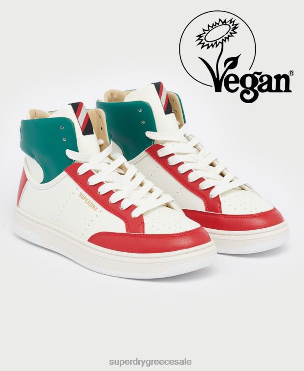 vegan basket lux trainers γυναίκες Superdry παπούτσια 00T2R4406 άσπρο