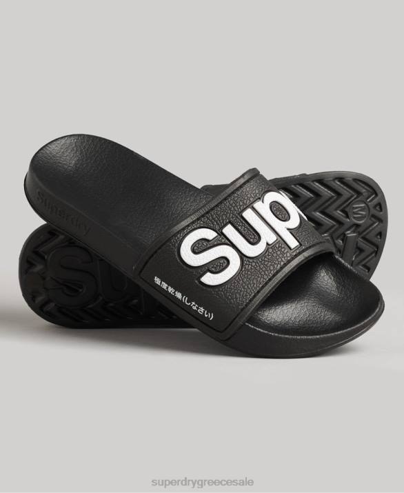 sliders eva pool γυναίκες παπούτσια μαύρος Superdry L02L4422