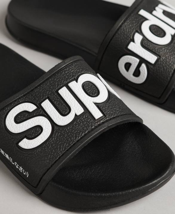 sliders eva pool γυναίκες παπούτσια μαύρος Superdry L02L4422