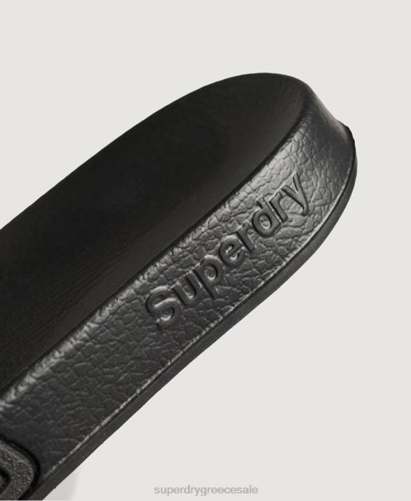 sliders eva pool γυναίκες παπούτσια μαύρος Superdry L02L4422