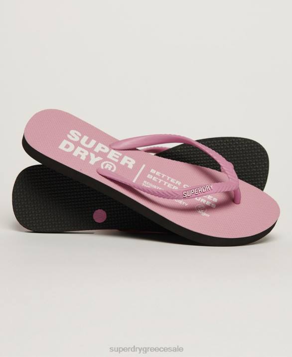 σαγιονάρες vegan γυναίκες παπούτσια ροζ Superdry L02L2002