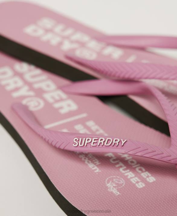 σαγιονάρες vegan γυναίκες παπούτσια ροζ Superdry L02L2002