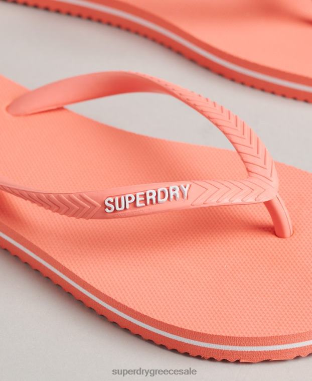 vintage κλασικές σαγιονάρες γυναίκες Superdry παπούτσια 00T2R4397 κοράλλι