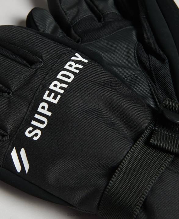 γάντια χιονιού άνδρες αξεσουάρ μαύρος Superdry L02L1390