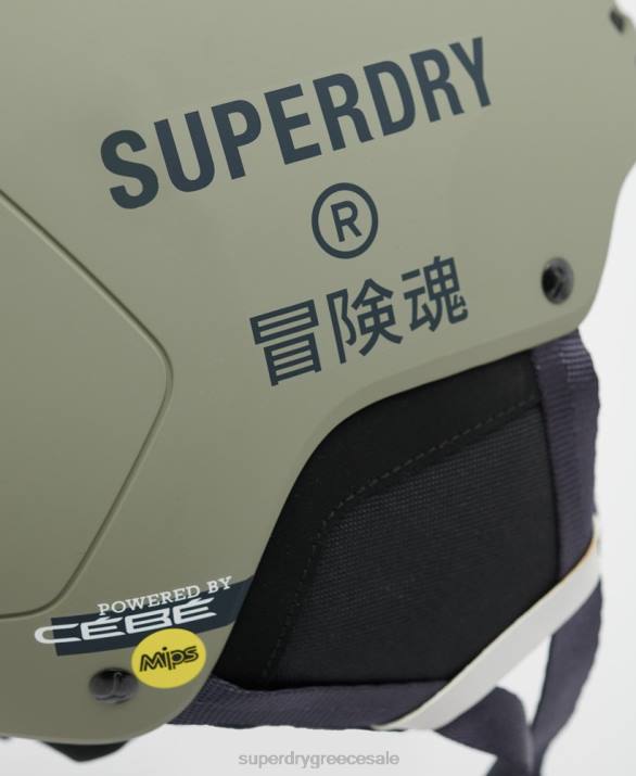 κράνος cebe pow mips άνδρες αξεσουάρ πράσινος Superdry L02L1398