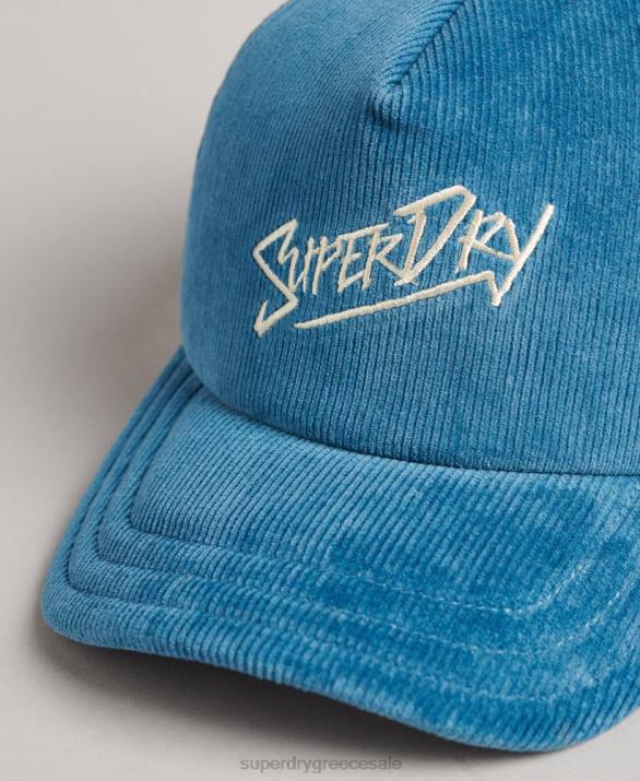 vintage μάρκα κορδόνι καπάκι άνδρες αξεσουάρ μπλε Superdry L02L1645