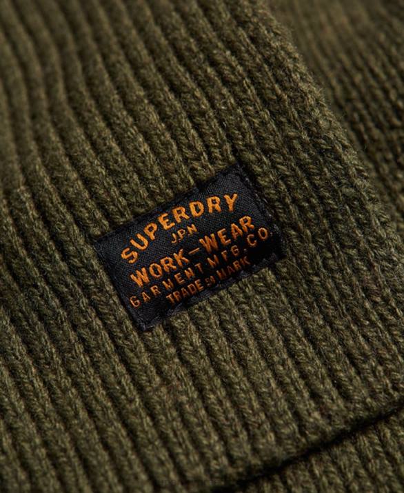 κασκόλ ραντάρ άνδρες αξεσουάρ πράσινος Superdry L02L1819