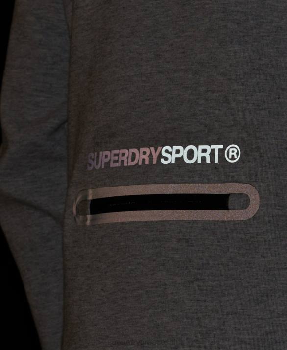 κουκούλα gymtech άνδρες είδη ένδυσης γκρί Superdry L02L536