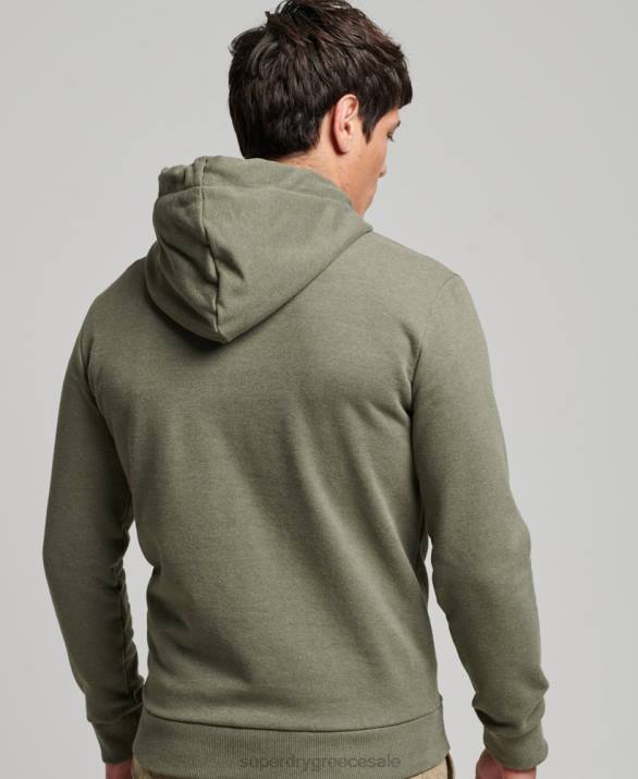 υπέροχο hoodie για εξωτερικούς χώρους άνδρες είδη ένδυσης πράσινος Superdry L02L467