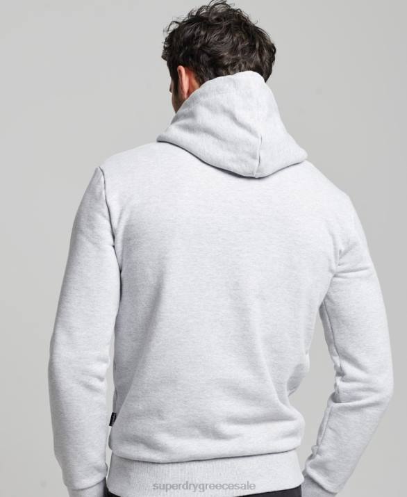 υπέροχο hoodie για εξωτερικούς χώρους άνδρες είδη ένδυσης γκρί Superdry L02L472