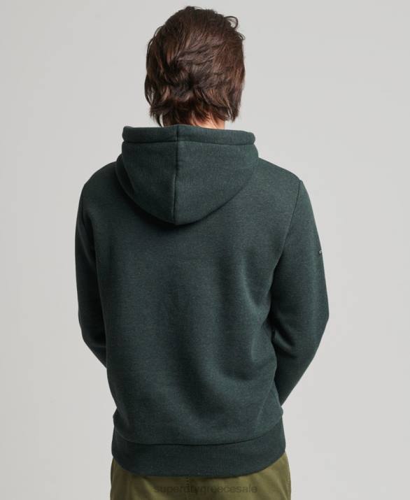 τονικό hoodie του χώρου άνδρες είδη ένδυσης πράσινος Superdry L02L5212