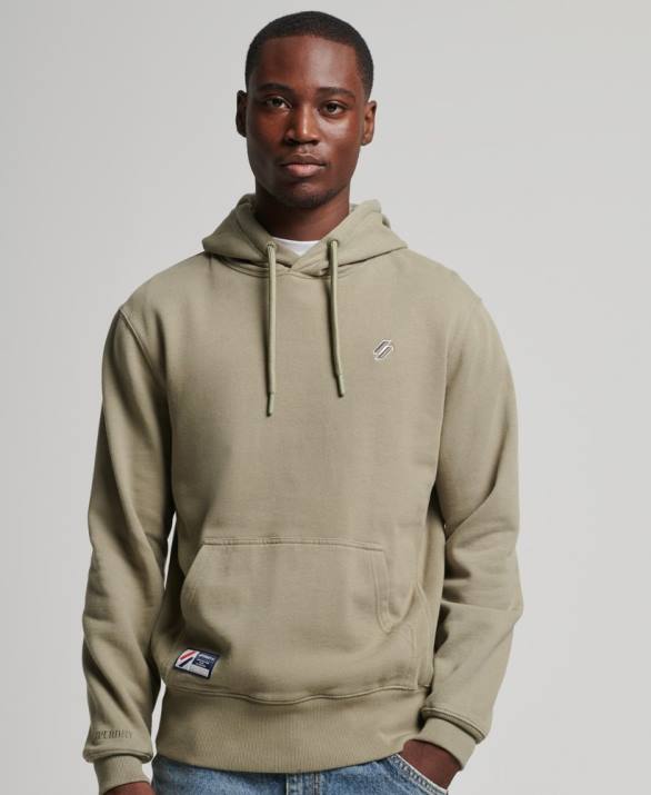 απαραίτητο hoodie άνδρες είδη ένδυσης χακί Superdry L02L5228