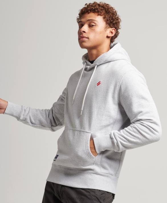 απαραίτητο hoodie άνδρες είδη ένδυσης γκρί Superdry L02L732