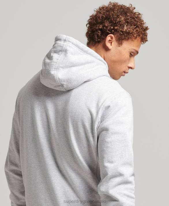 απαραίτητο hoodie άνδρες είδη ένδυσης γκρί Superdry L02L732