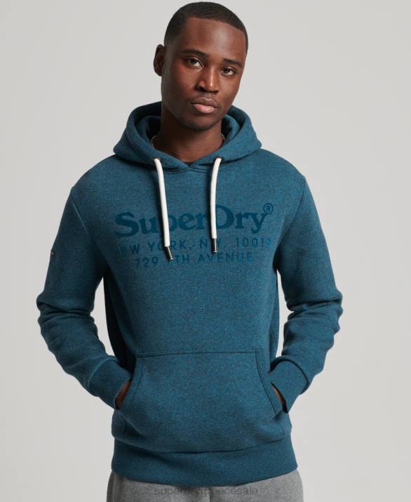 τονικό hoodie του χώρου άνδρες είδη ένδυσης μπλε Superdry L02L862